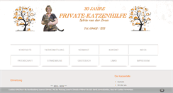 Desktop Screenshot of private-katzenhilfe.de